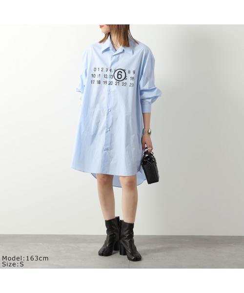 セール 40%OFF】MM6 シャツ S52CT0780 S47294 ワンピース
