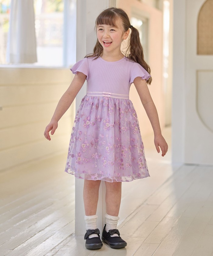any FAM KIDS ワンピース 90cm アナ Disney（ディズニー）】FROZEN / なりきりワンピース / any FAM
