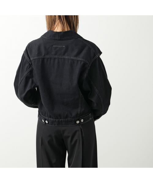 新品 38 24ss マルジェラ MM6 デニムジャケット 黒 7243 三越伊勢丹 | MM6 Maison Margiela/エムエムシックス メゾン