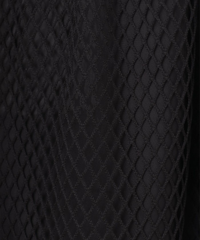 グレースコンチネンタル⭐️ メッシュコンビフーディー メッシュコンビフーディー / GRACE CONTINENTAL | GRACE