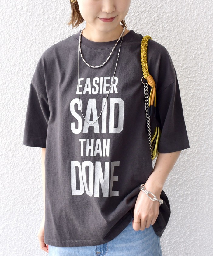 SHIPS別注】81BRANCA:5分袖 ロゴ TEE 24SS (505455935