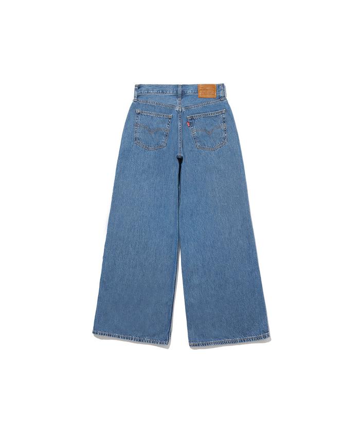 セール】BAGGY DAD WIDE LEG ジーンズ ミディアムインディゴ