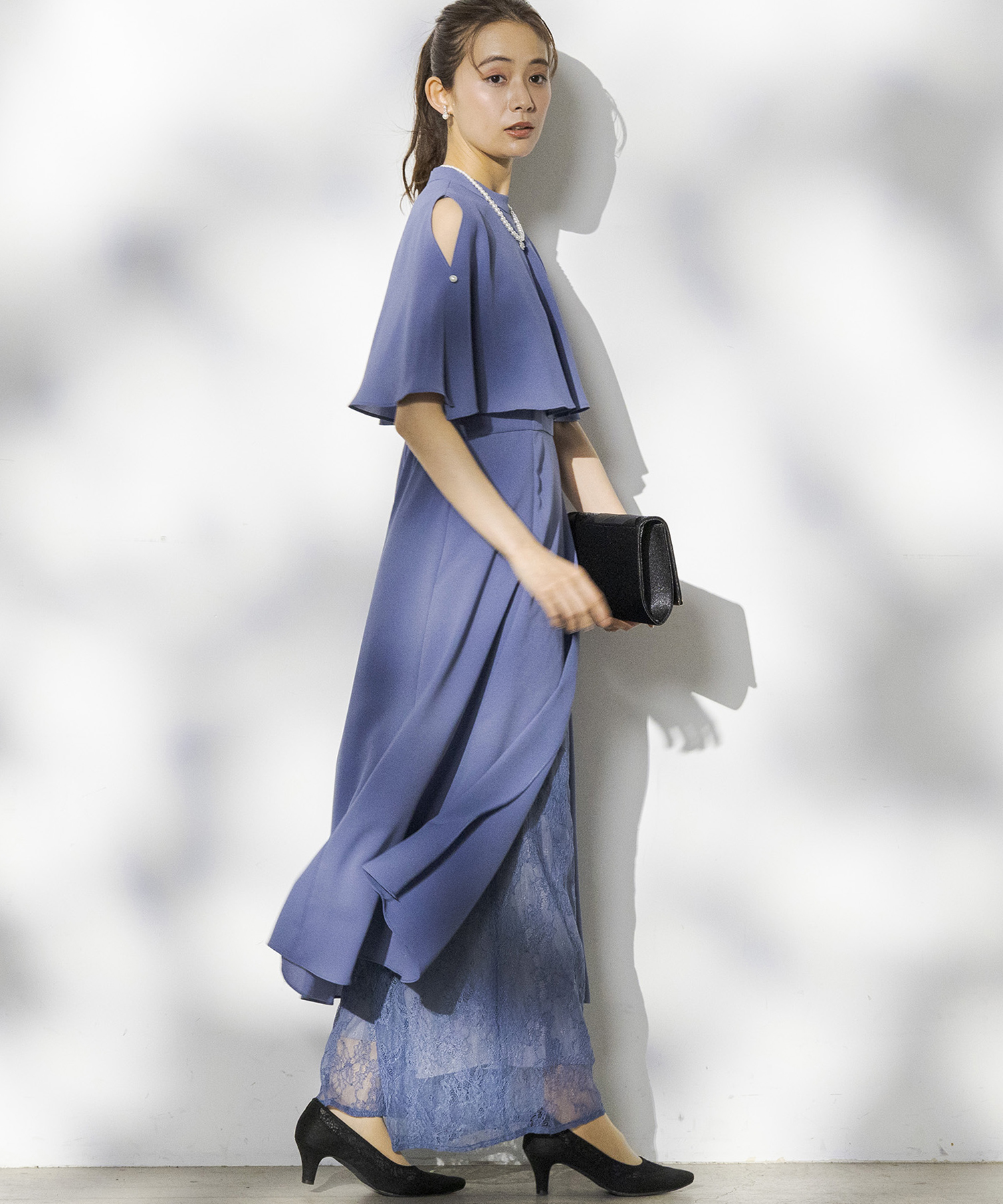 ♡♡♡ページ LOEWE チュールレースレイヤードドレス 40 （LOEWE チュール