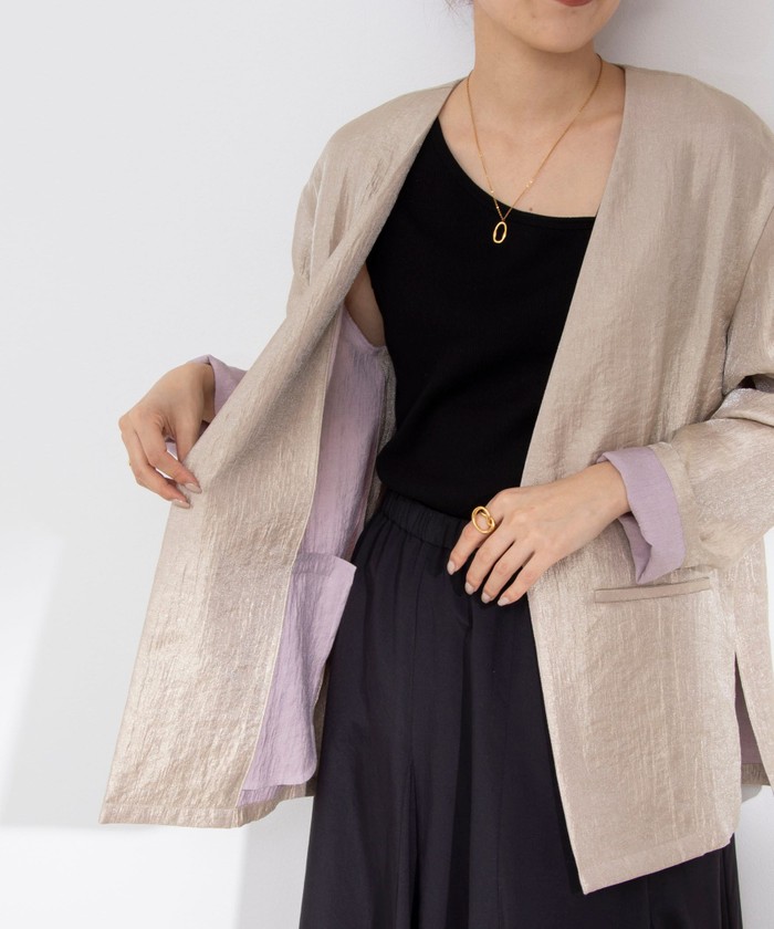 セール 25%OFF】ウォッシャブルグロッシーツイルはおり