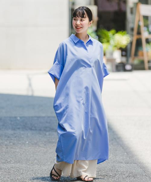 セール 54%OFF】ドルマンシャツワンピース(505942388) | ITEMS