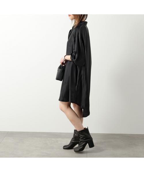 セール】MM6 シャツ S52CT0780 S78374 サテン ワンピース セール】MM6 シャツ S52CT0780 S78374 サテン ワンピース