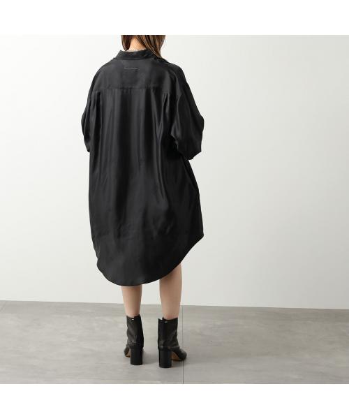 セール】MM6 シャツ S52CT0780 S78374 サテン ワンピース セール】MM6 シャツ S52CT0780 S78374 サテン ワンピース