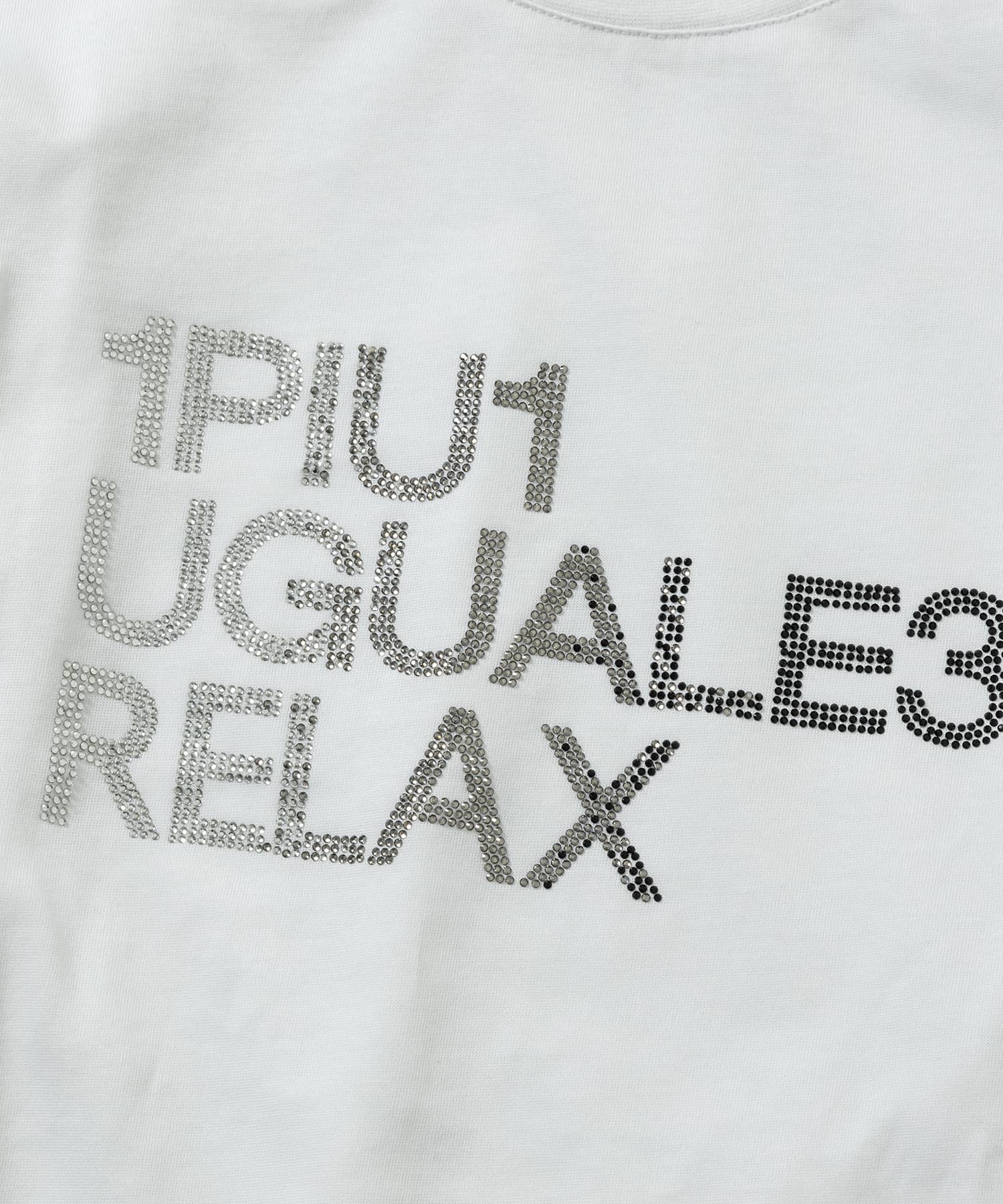 1PIU1UGUALE3 RELAX ラインストーンスリーブフーディー 3色展開 楽天市場】1PIU1UGUALE3 RELAX ラインストーンスリーブ
