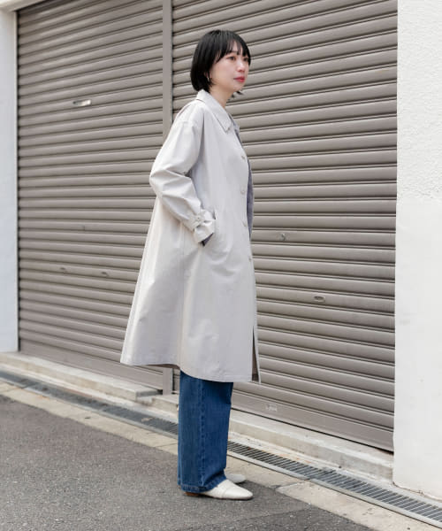 アーバンリサーチ　ドアーズ　塩縮コットンステンカラーコート URBAN RESEARCH DOORS（アーバンリサーチドアーズ）の「塩縮