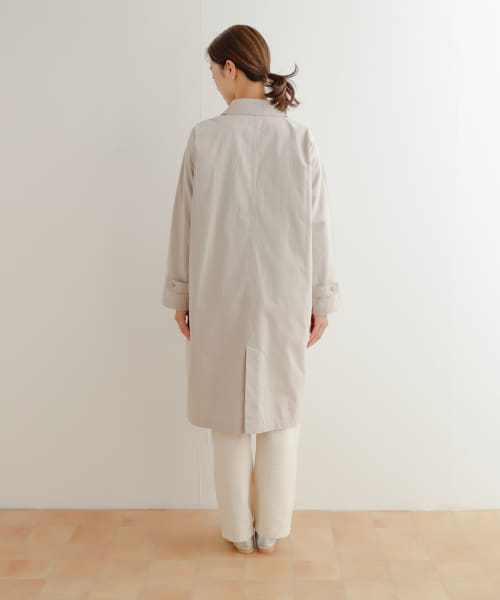 セール 40%OFF】塩縮コットンステンカラーコート(505944379