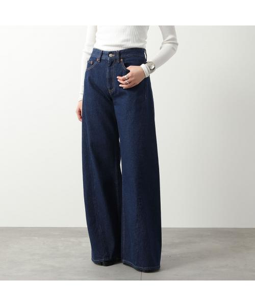 maison margiela 21aw フレアデニムパンツ MM6 フレアワイドデニムパンツ インディゴ （MM6 Maison