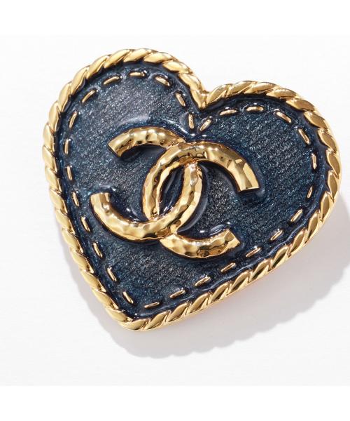 CHANEL ブローチ ABC728 B15375 ハート ココマーク(505944857 CHANEL ブローチ ABC728 B15375 ハート ココマーク(505944857