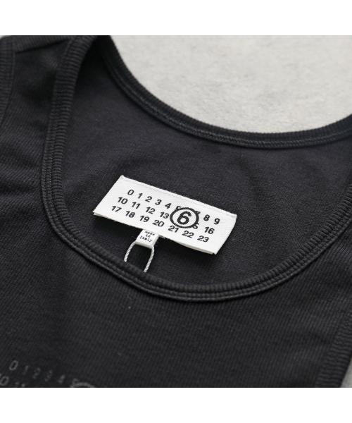 MM6 Maison Margiela ノースリーブトップス 黒