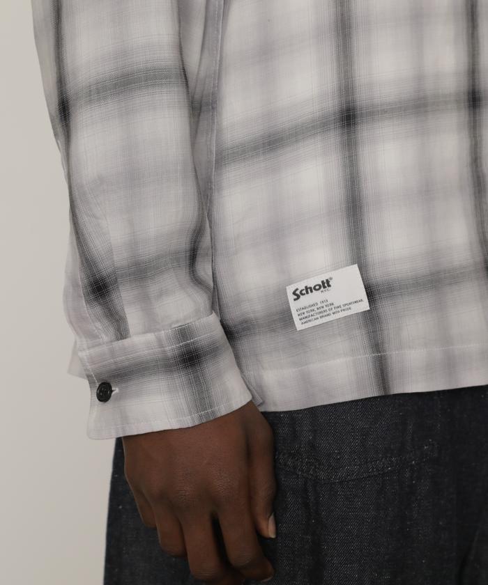セール 40%OFF】OMBRE CHECK LS SHIRT/ オンブレチェック ロング