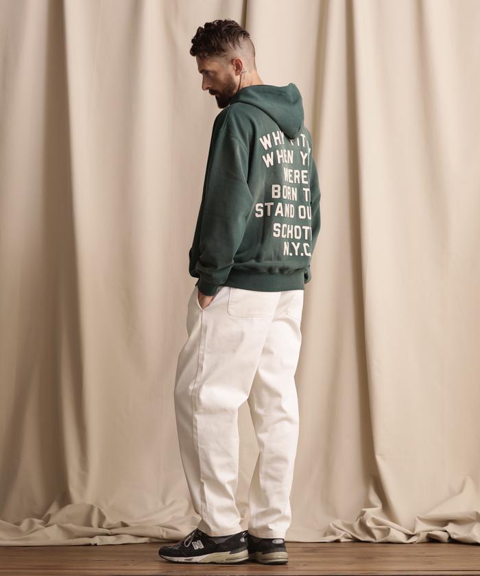 セール 30%OFF】WEB LIMITED/HOODED SWEAT LETTERING SCHOTT