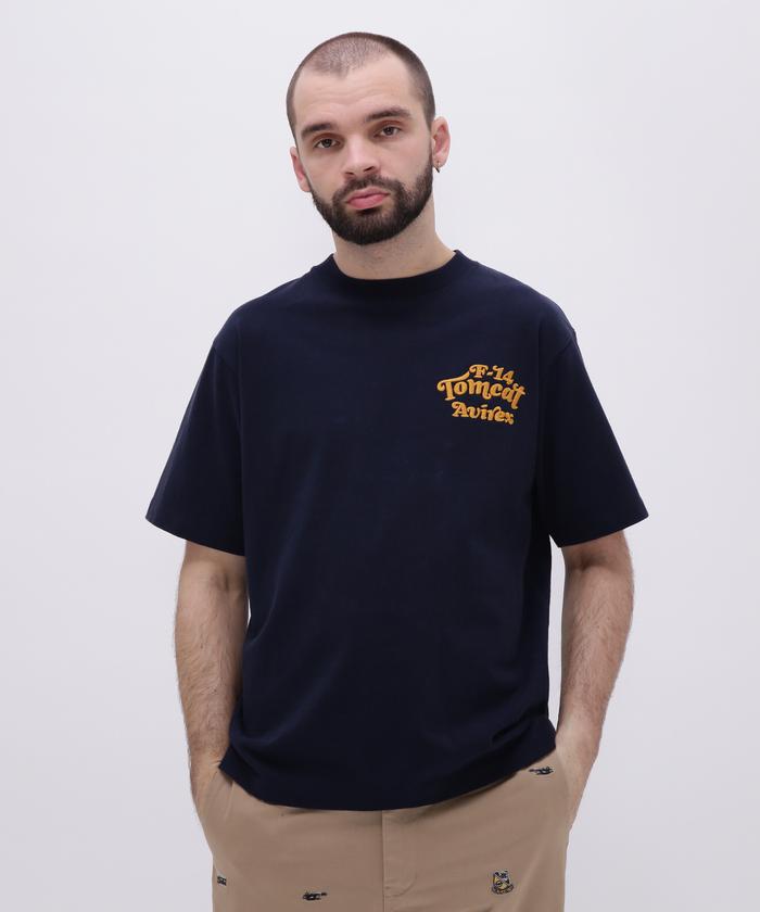 AVIREX アビレックス SAGARA TOM CAT 半袖Tシャツ SAGARA TOM CAT T－SHIRT / サガラ トムキャットTシャツ