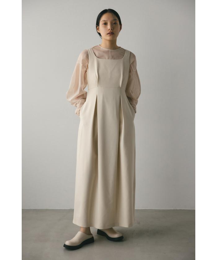 セール 30%OFF】スクエアネックコクーンワンピース(505950917