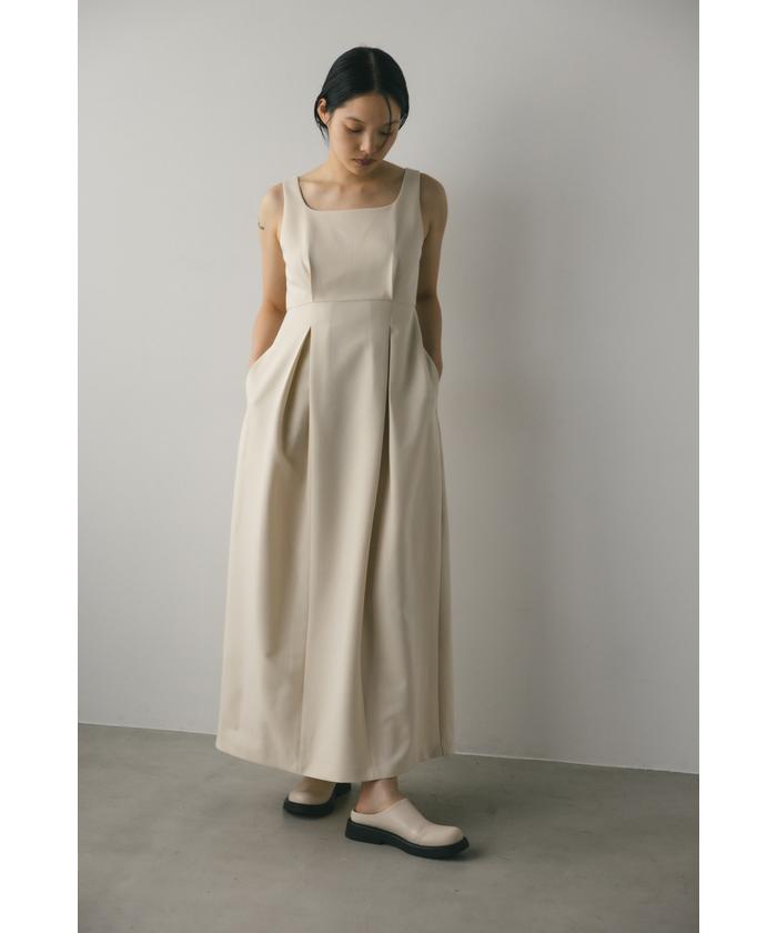 セール 30%OFF】スクエアネックコクーンワンピース(505950917