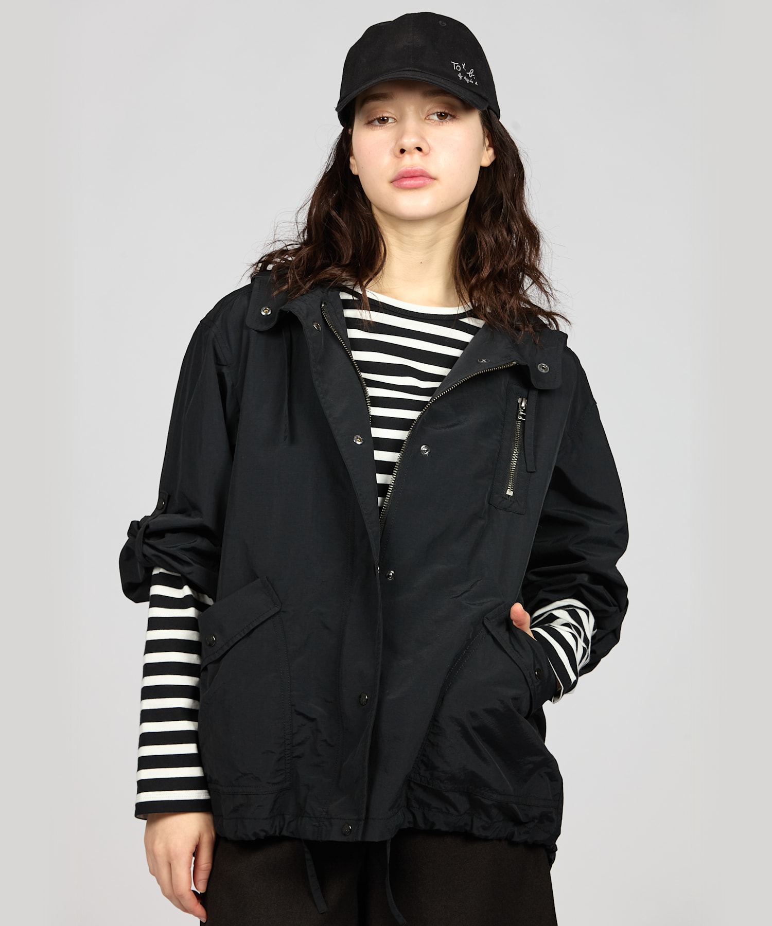 WV45 VESTE モッズロングブルゾン(505789431) | トゥービー バイ アニエスベー(To b. by agnes b.) - d  fashion