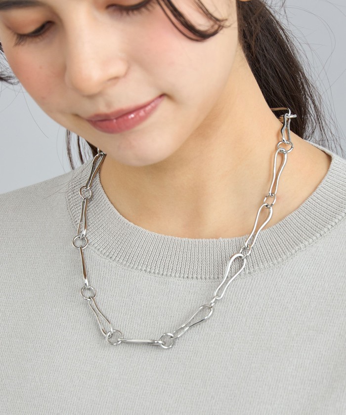 セール 33%OFF】2WAYニュアンスBIGチェーンネックレス(505941118