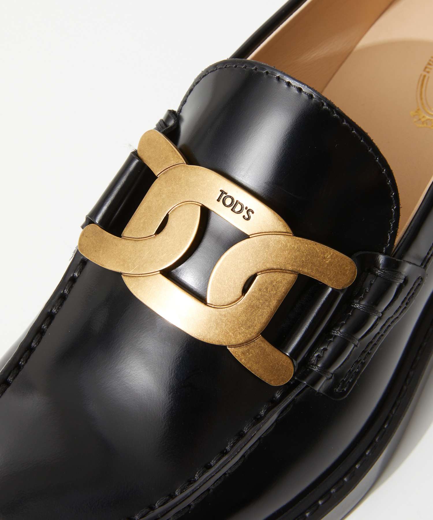 トッズ TOD'S XXW59C0EN90 SHA ローファー HOOK レディース シューズ ビジネスシューズ KATE ケイト レザー  メタルチェーン 革靴(505951894) | トッズ(TODS) - d fashion