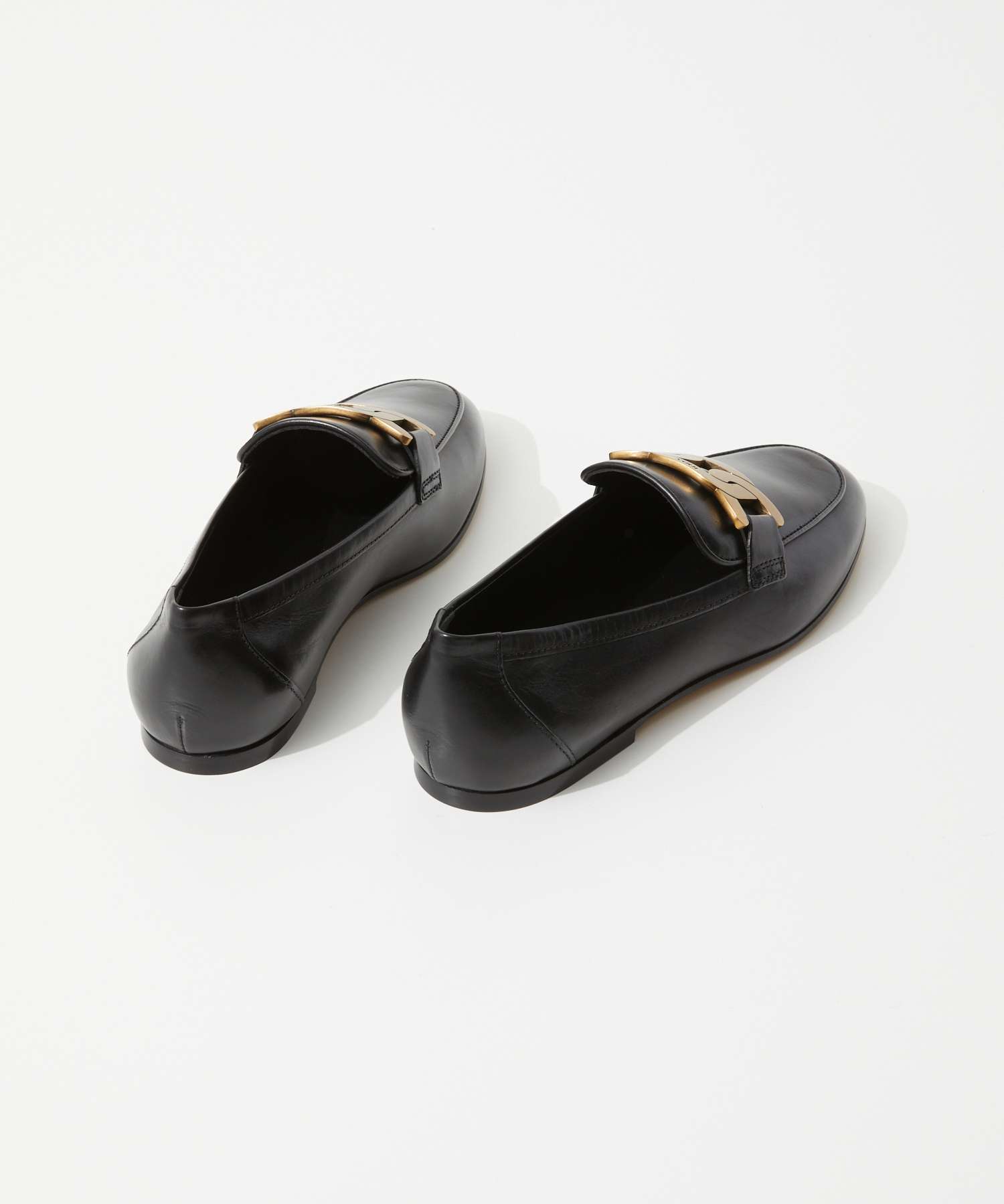 2点10-20％off　00s パパス ブラック スエード ローファー 25 美品 パパス 黒スエードローファー