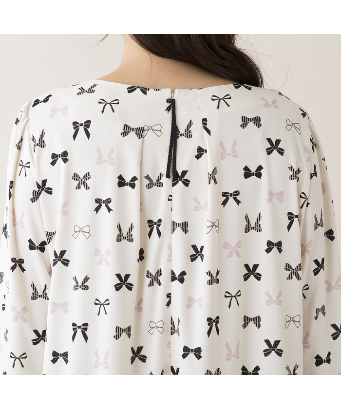 セール 50%OFF】リボンプリントチュニック(505953549) | ローズ セール 50%OFF】リボンプリントチュニック(505953549) | ローズ