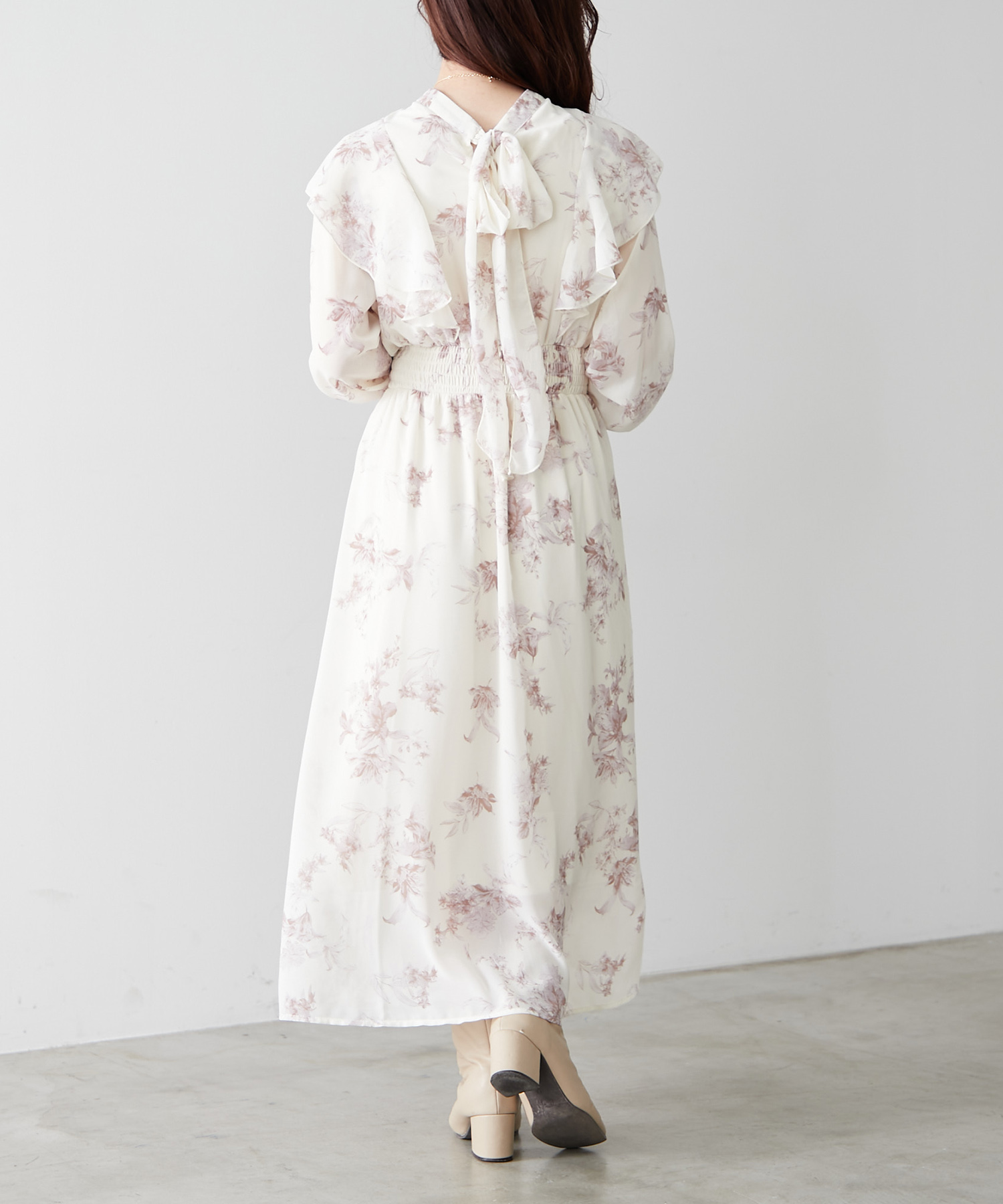 新作セール DKNY フローラルラップ風 ワンピース 新作セール DKNY フローラルラップ風 ワンピース