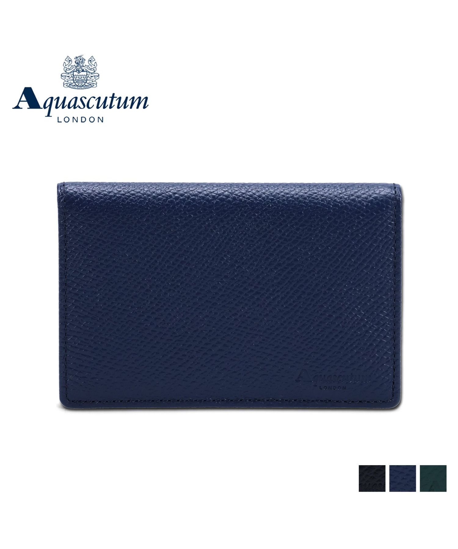アクアスキュータム AQUASCUTUM カードケース 名刺入れ 定期入れ