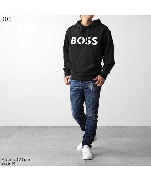 ＼最終価格／HUGO BOSS パーカー 両面プリント ブラック XS 7669203220-15-11.jpg