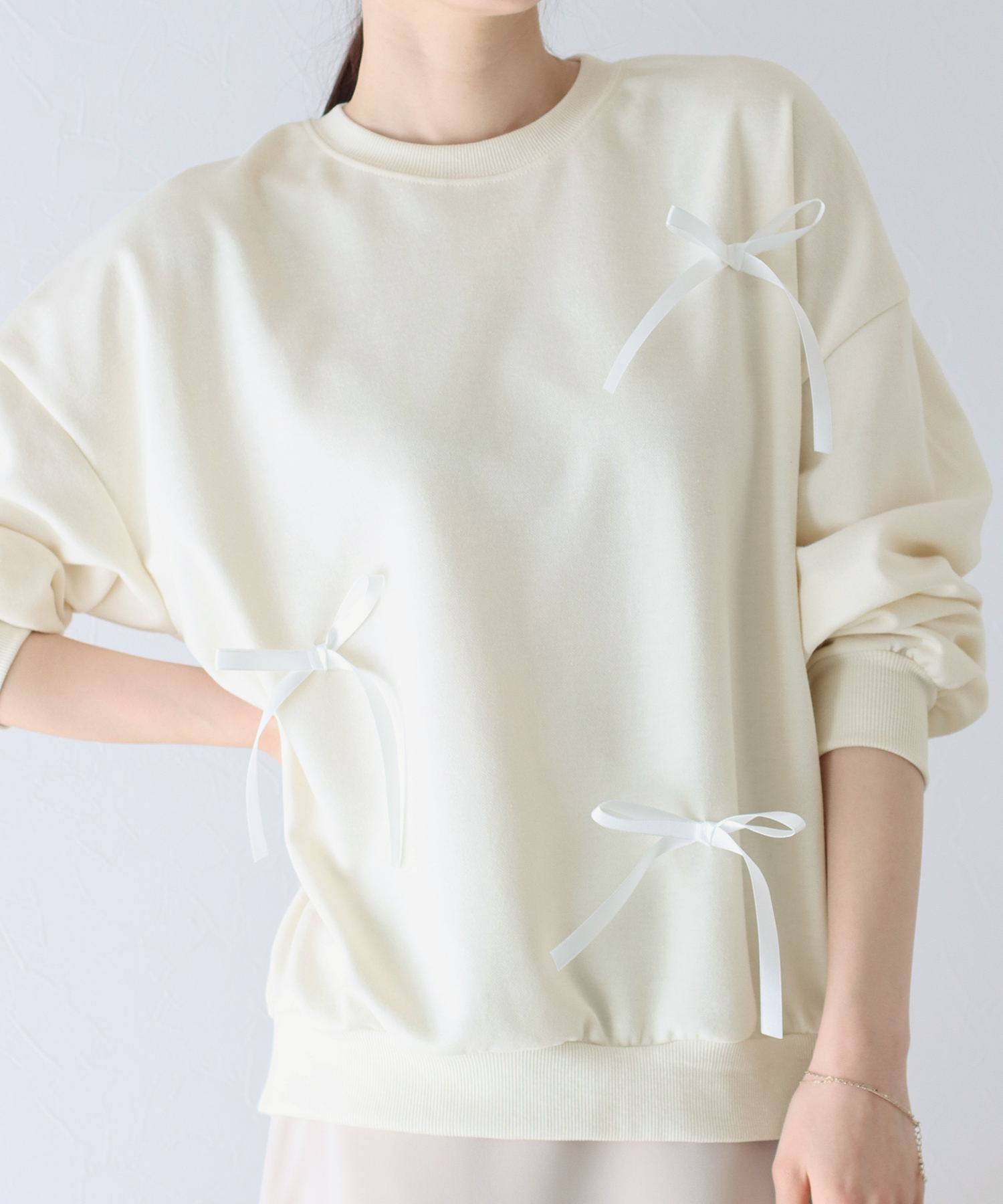 セール 30%OFF】ブルーイースト BLUEEAST リボン付きオーバー セール 30%OFF】ブルーイースト BLUEEAST リボン付きオーバー