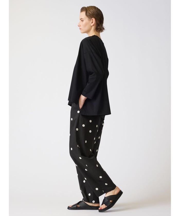 aiiro：m.u japoness　イージーワークパンツ SALE 30%OFF】[3-260047]mizuiro ind(ミズイロインド) ワイド