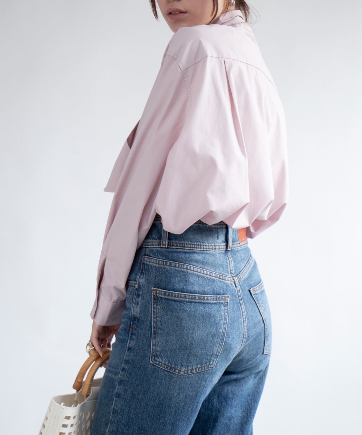 再販なし完売品】OHGA SUCRE ツイード リボン ブラウス - メルカリ