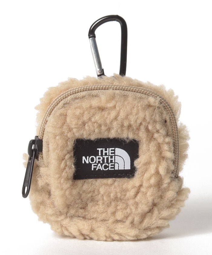 新品 ノースフェイス　コインケース　ミニポーチ ベージュ　 ブラック THE NORTH FACE ポーチ 国内未発売 FACE(ザ・ノースフェイス