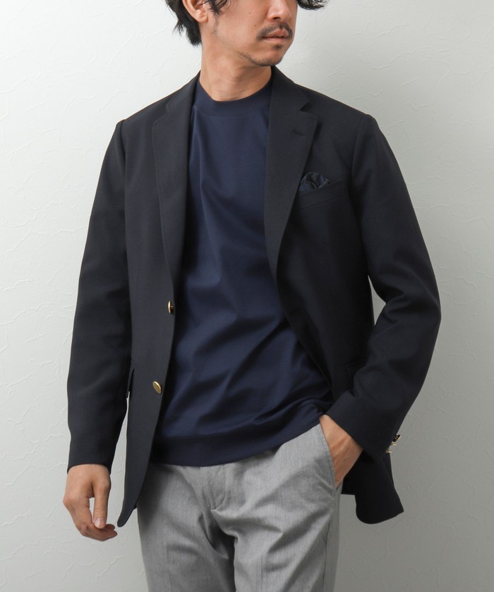 ビジカジ対応》シルケットスムース / 天竺 ジャケット用Tシャツ ビジカジ対応》シルケットスムース / 天竺 ジャケット用Tシャツ