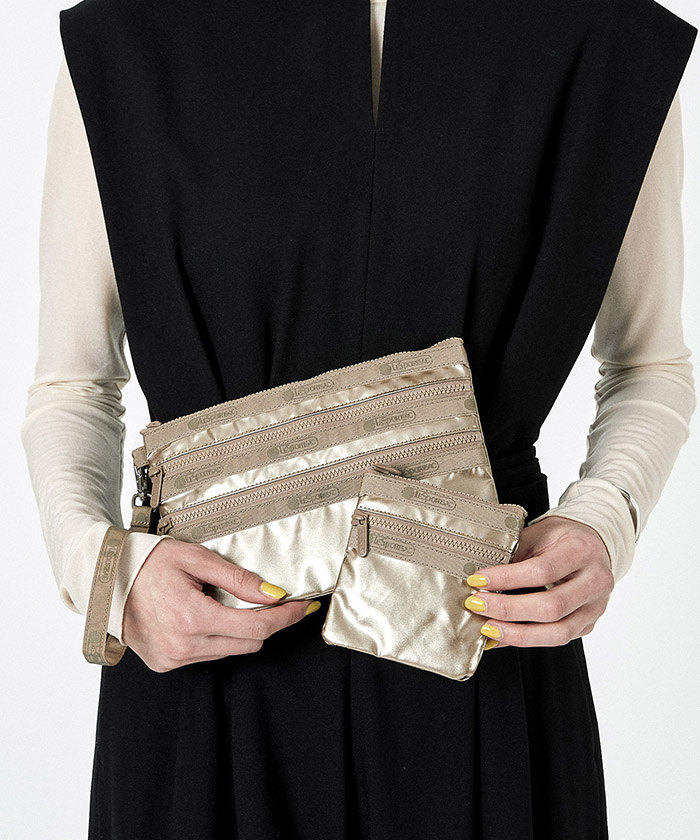 ZIP POUCH SET3ヒトリップアラビアゴールド(505923294