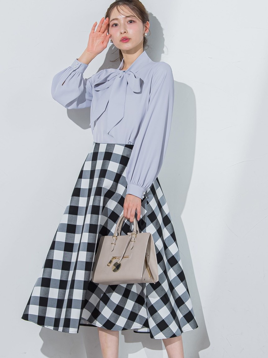 セール 50%OFF】クイーンズコート QUEENS COURT ギンガム