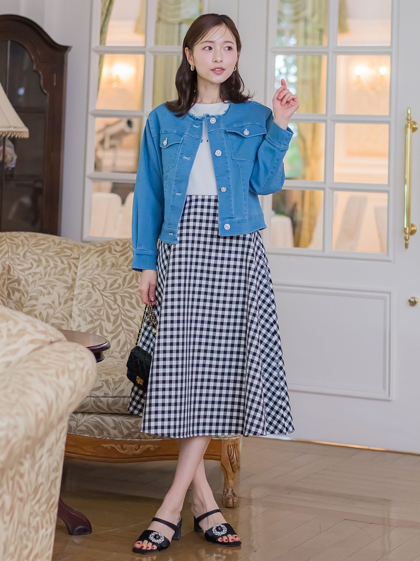 セール 50%OFF】クイーンズコート QUEENS COURT ギンガム