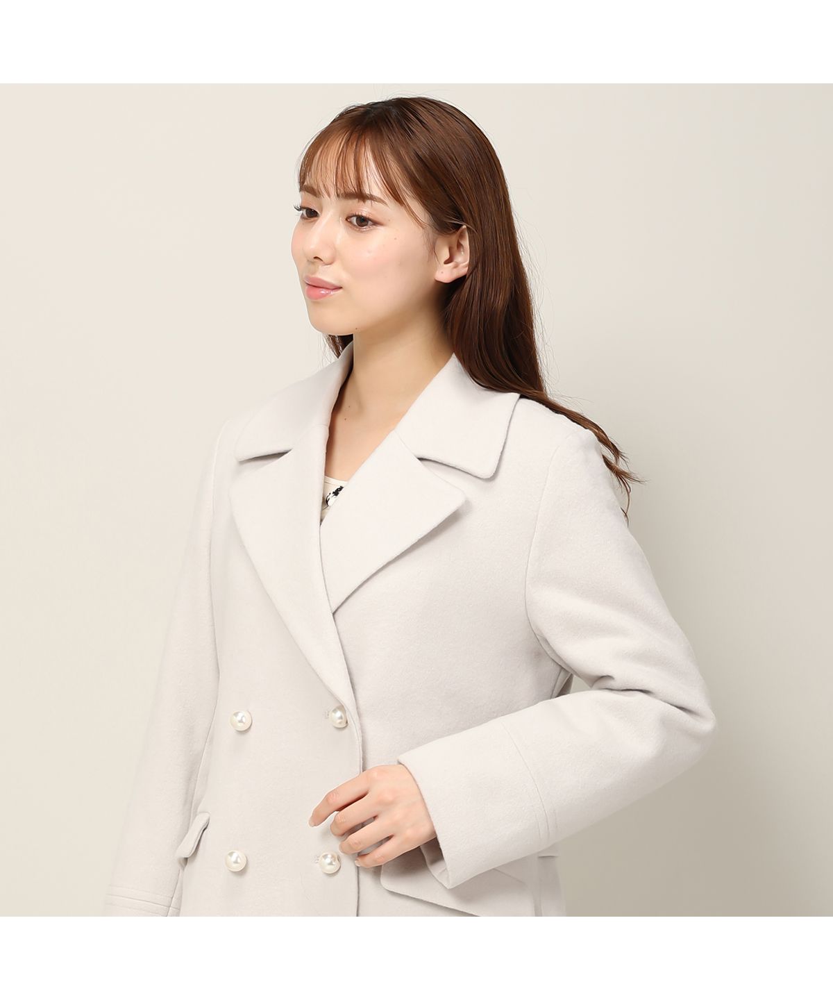 MISCH MASCH｜パールボタンコート | Rakuten Fashion(楽天