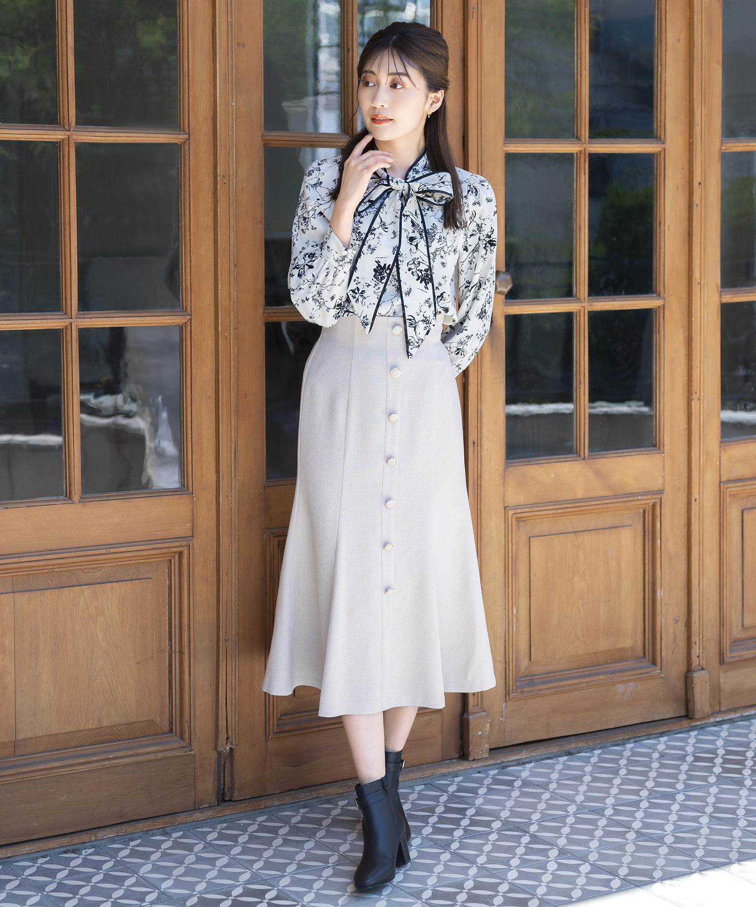 セール 53%OFF】ミッシュマッシュ MISCH MASCH プリント花柄