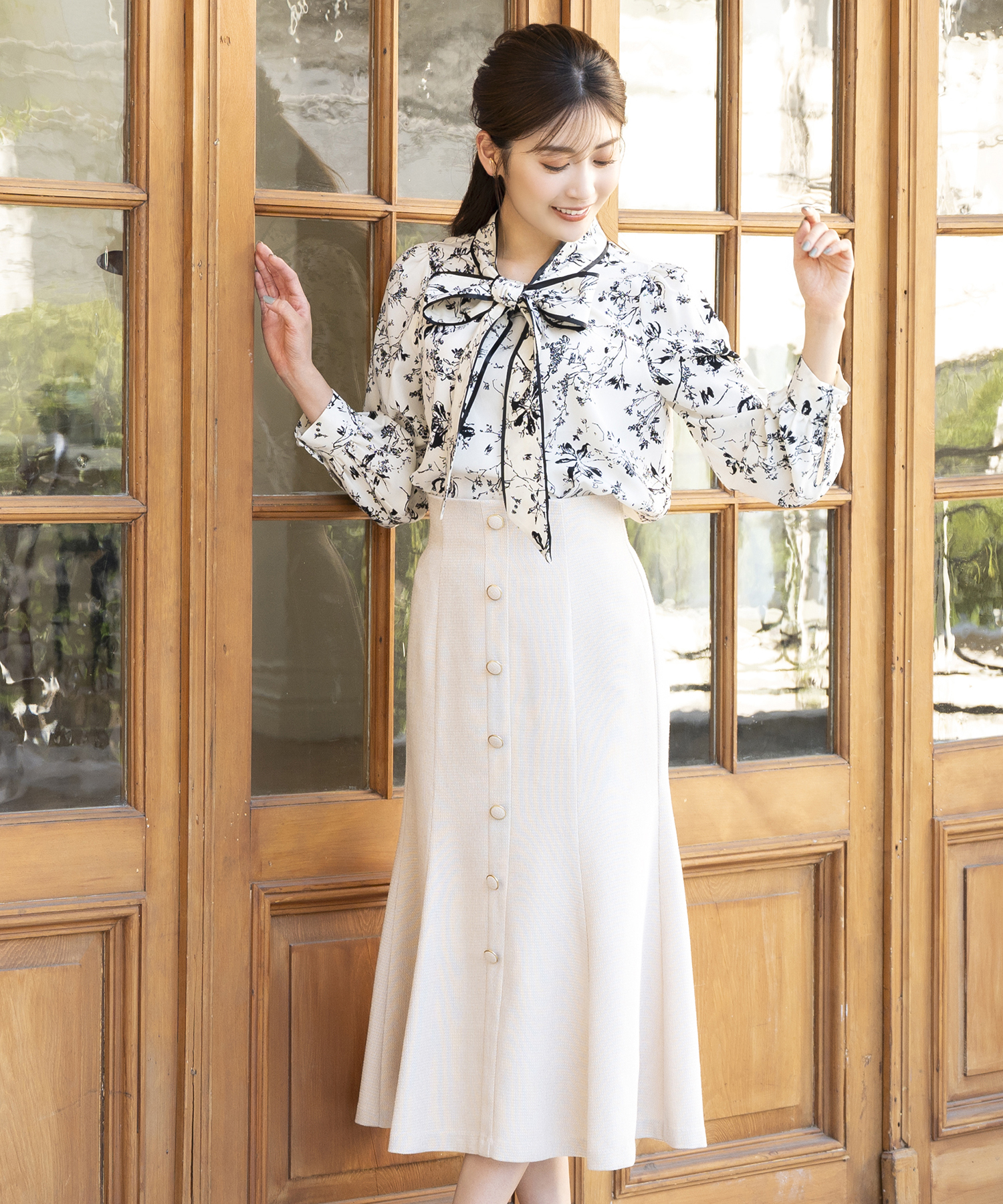セール 53%OFF】ミッシュマッシュ MISCH MASCH プリント花柄