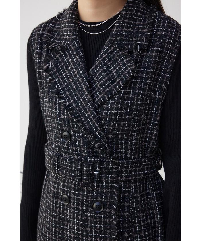 [maje]マジュパールツイードワンピース マージュ（MAJE） | 最大70%OFF | THE OUTNET (アウトネット)