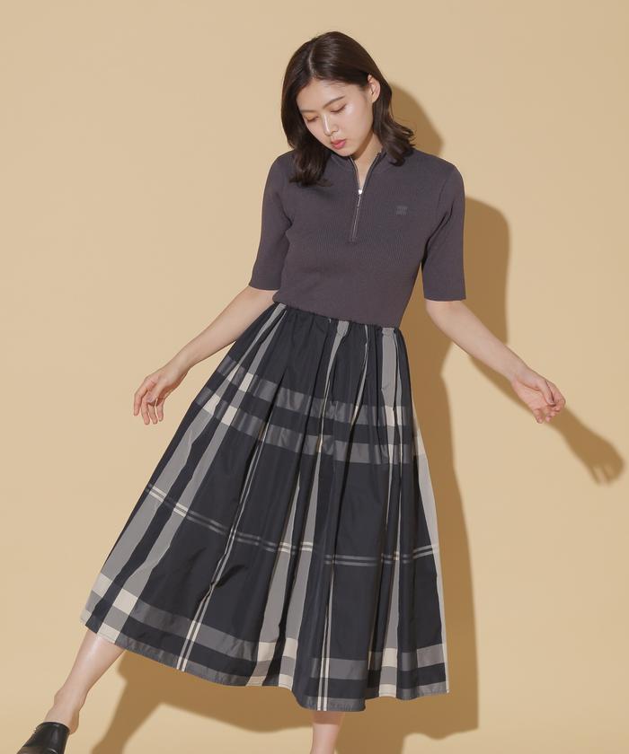 セール 40%OFF】フラワープリントサテンラッフルワンピース