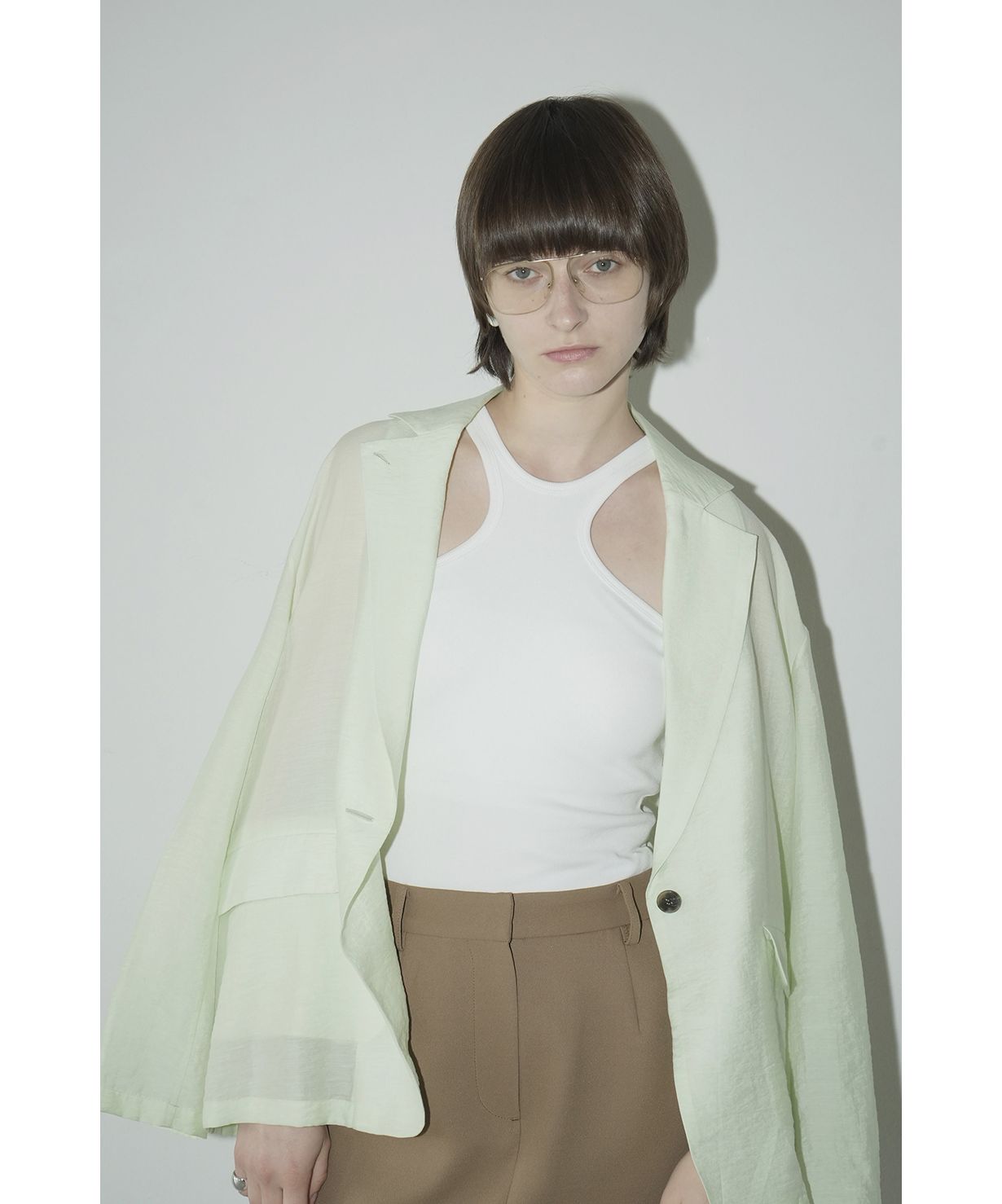 CLANE（クラネ）の「CLANE EDGY CUT TANK TOPS（タンクトップ