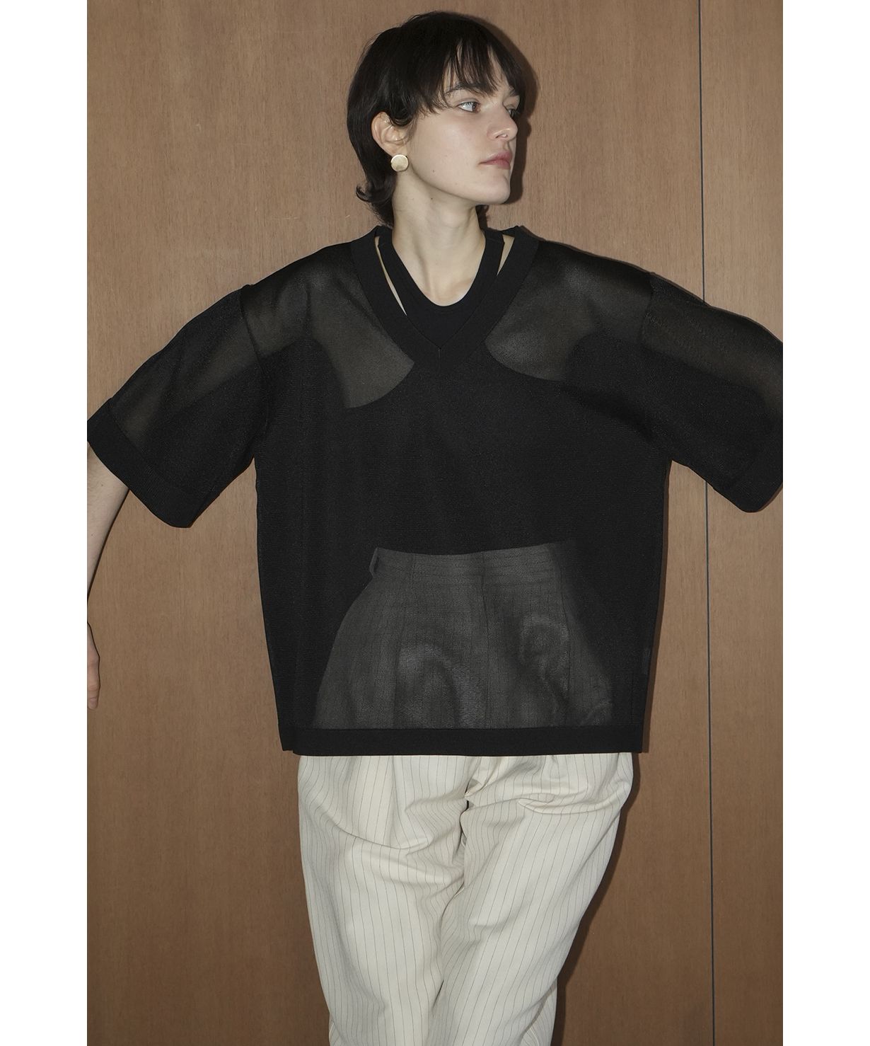 CLANE（クラネ）の「CLANE EDGY CUT TANK TOPS（タンクトップ