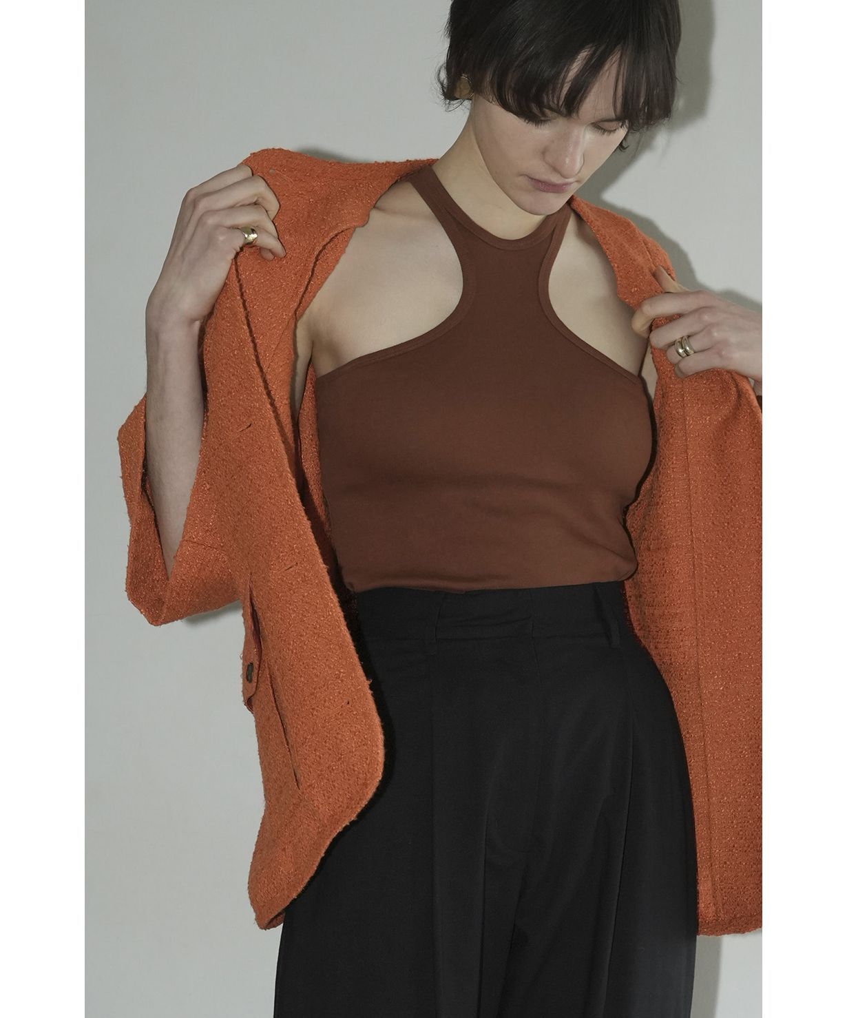 EDGY CUT TANK TOPS(505957701) | クラネ(CLANE) - d fashion