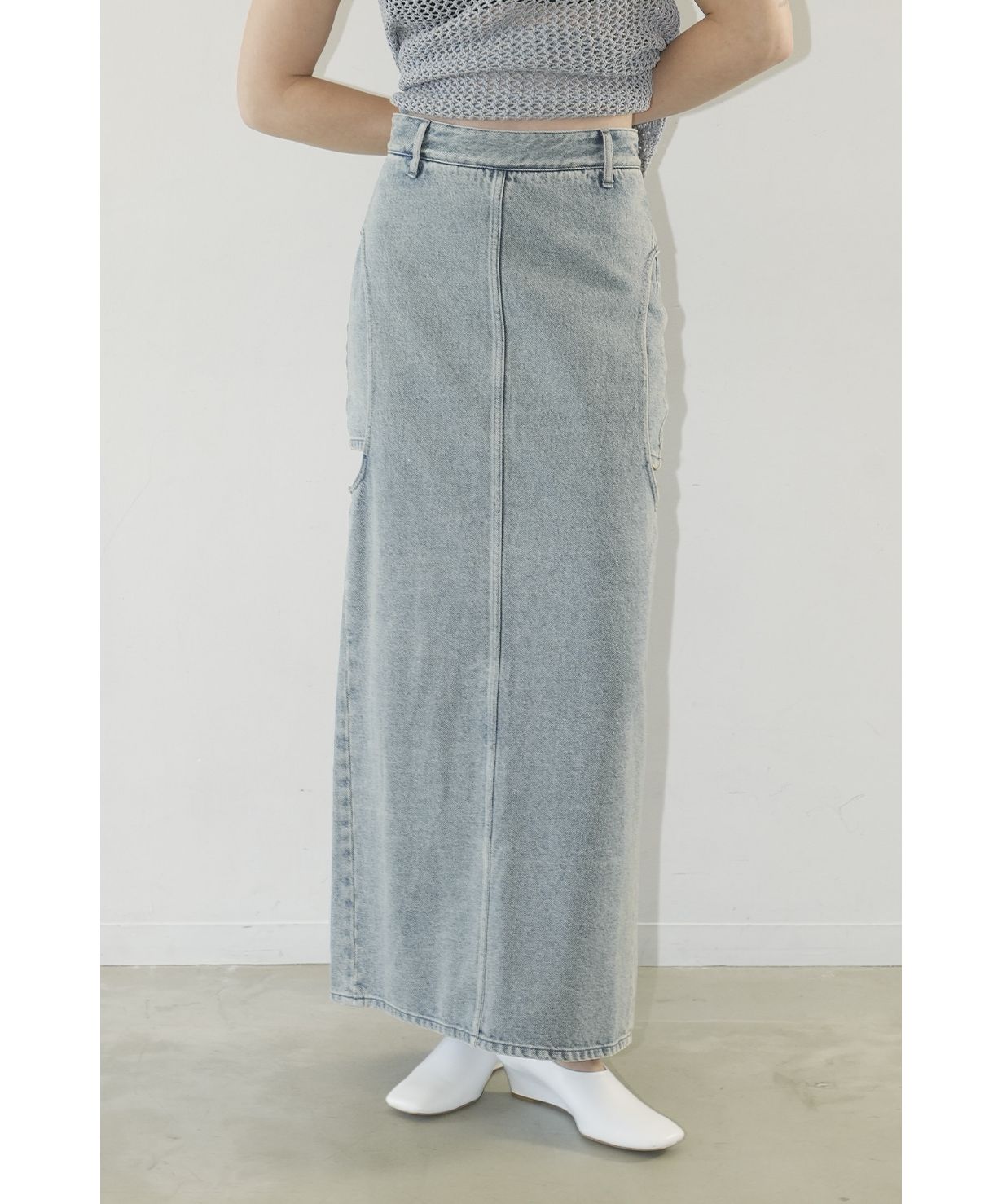 CIRCLE CUT LAYERED DENIM SKIRT(505957706) | クラネ(CLANE CIRCLE CUT LAYERED DENIM SKIRT(505957706) | クラネ(CLANE
