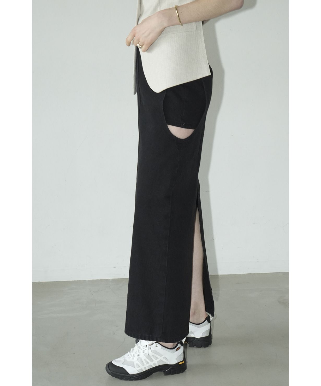 CIRCLE CUT LAYERED DENIM SKIRT(505957706) | クラネ(CLANE CIRCLE CUT LAYERED DENIM SKIRT(505957706) | クラネ(CLANE
