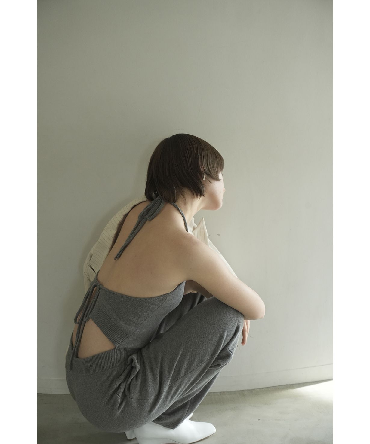 セール 30%OFF】HALTER NECK KNIT ALL IN ONE(505957708