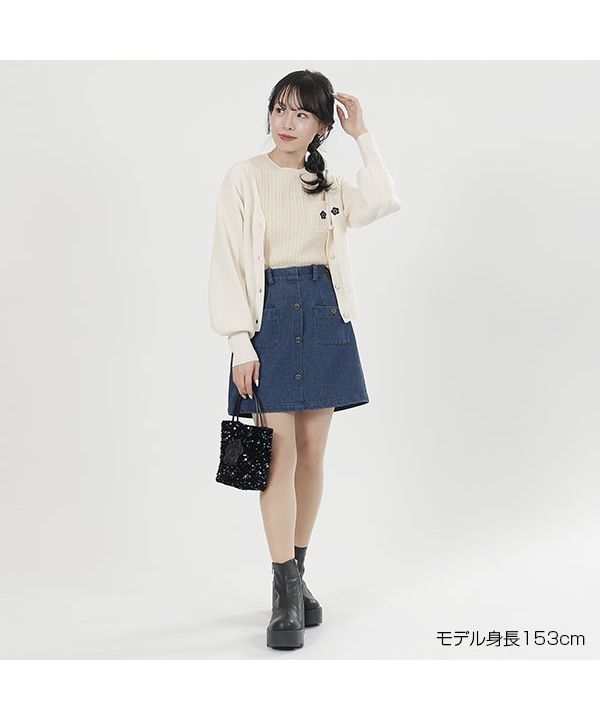 マリークワント MARY QUANT デイジーワンポイント半袖 プル